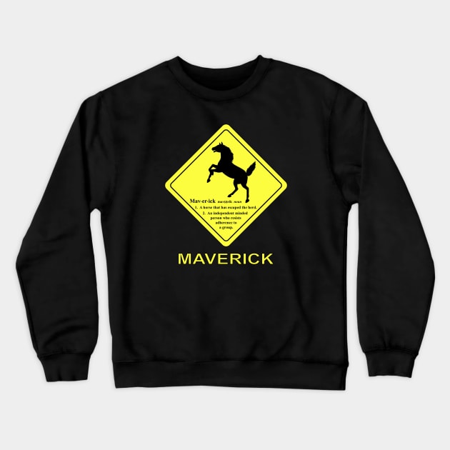 MAVERICK Crewneck Sweatshirt by Cat In Orbit ®